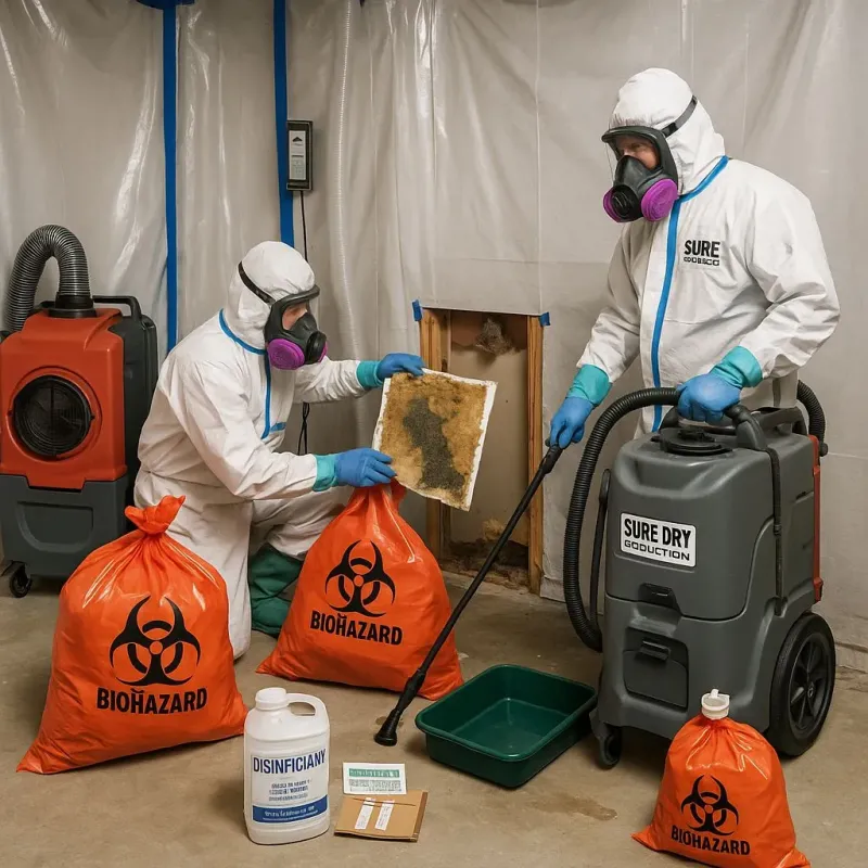Contaminated Water Handling Protocols process in Level Park-Oak Park, MI